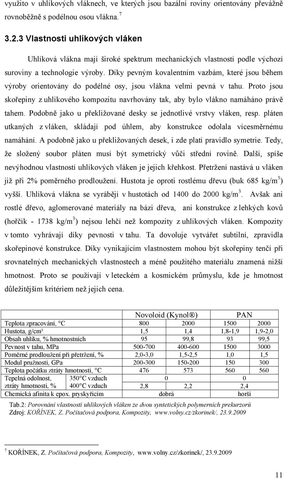 Díky pevným kovalentním vazbám, které jsou během výroby orientovány do podélné osy, jsou vlákna velmi pevná v tahu.