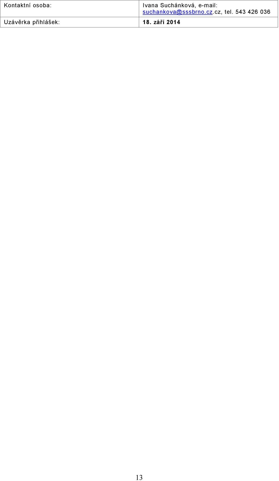 Suchánková, e-mail: