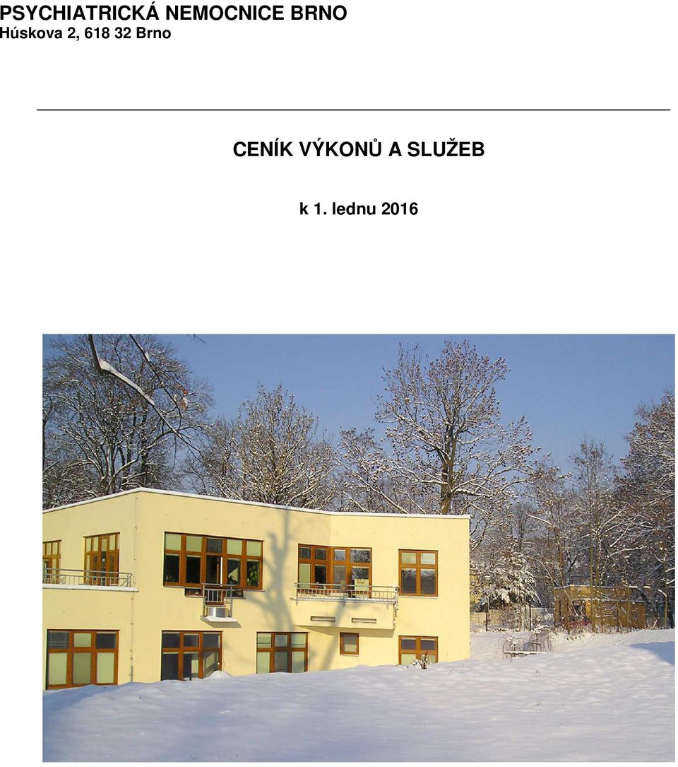 2, 618 32 Brno CENÍK