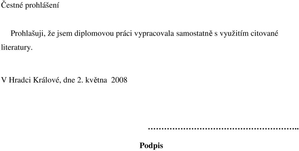 samostatně s využitím citované