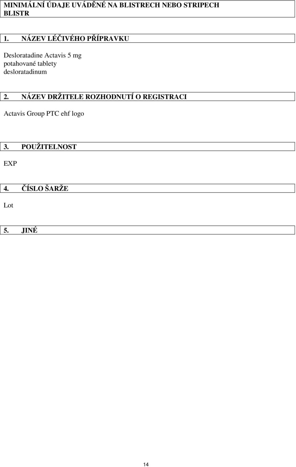 tablety desloratadinum 2.