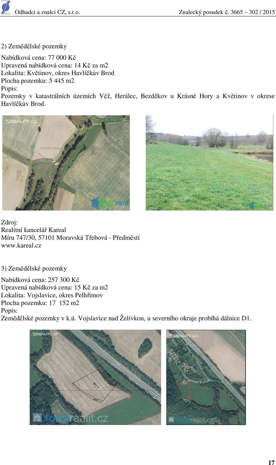 Realitní kancelář Kareal Míru 747/30, 57101 Moravská Třebová - Předměstí www.kareal.