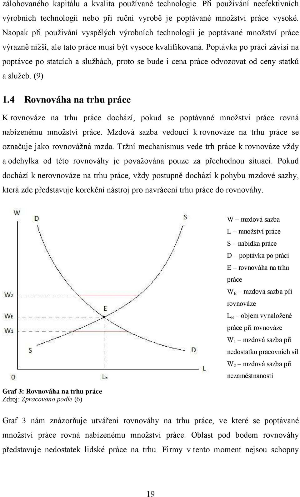 Poptávka po práci závisí na poptávce po statcích a službách, proto se bude i cena práce odvozovat od ceny statků a služeb. (9) 1.