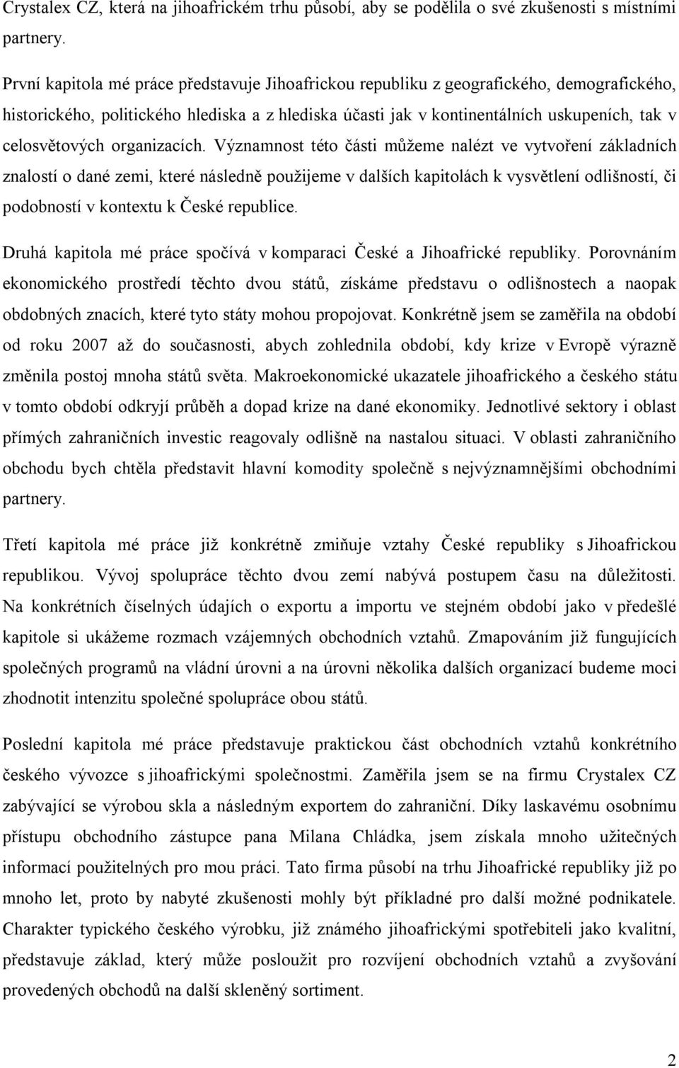 celosvětových organizacích.