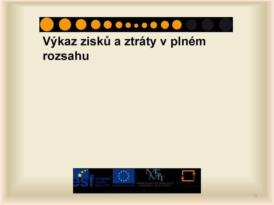 ztráty v