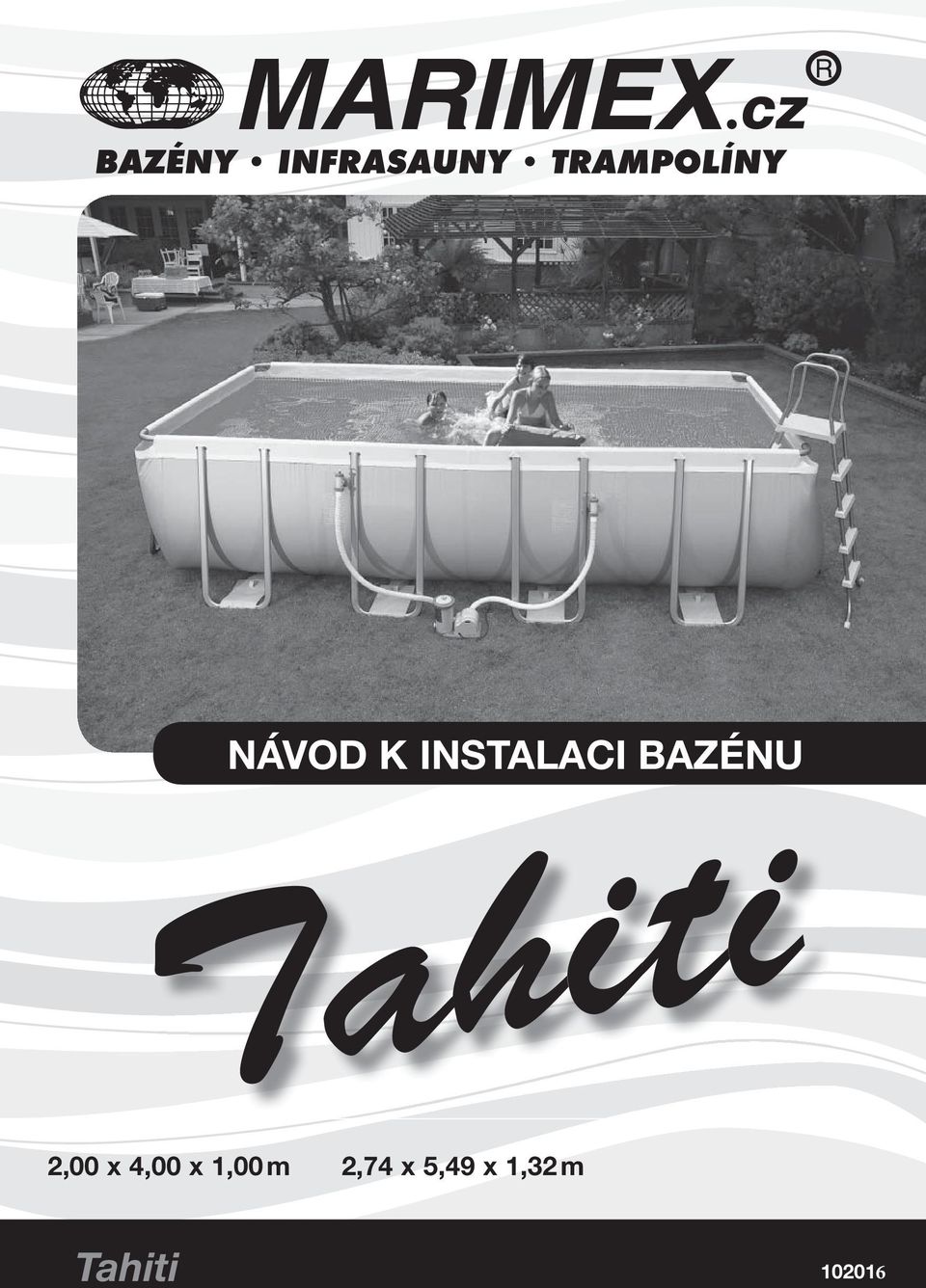 4,00 x 1,00 m 2,74 x