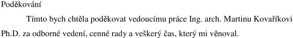 Martinu Kovaříkovi Ph.D.