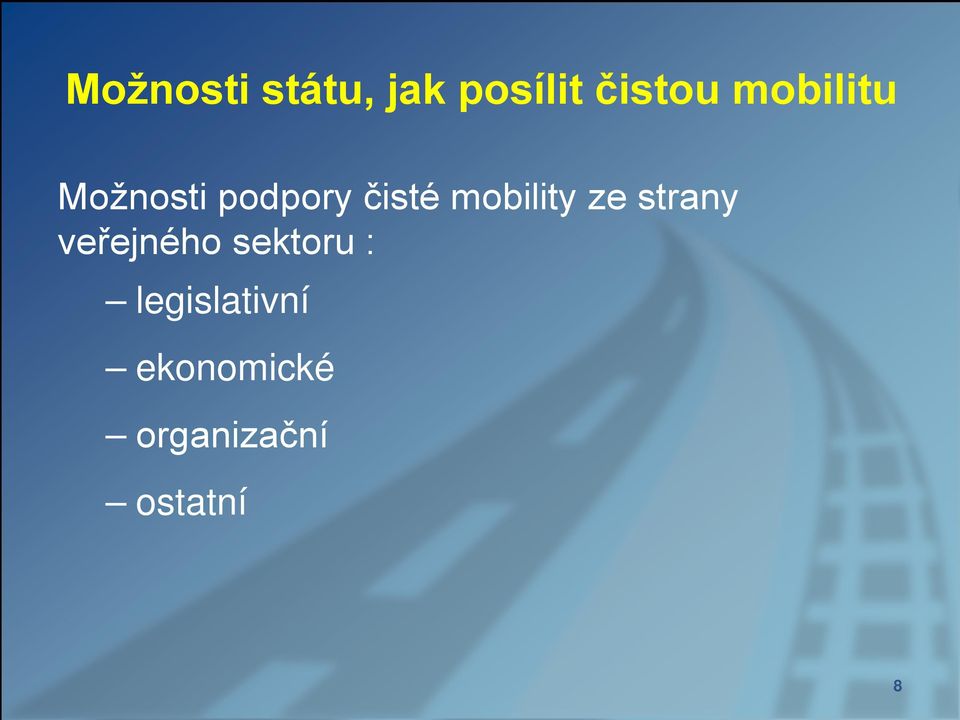 mobility ze strany veřejného sektoru