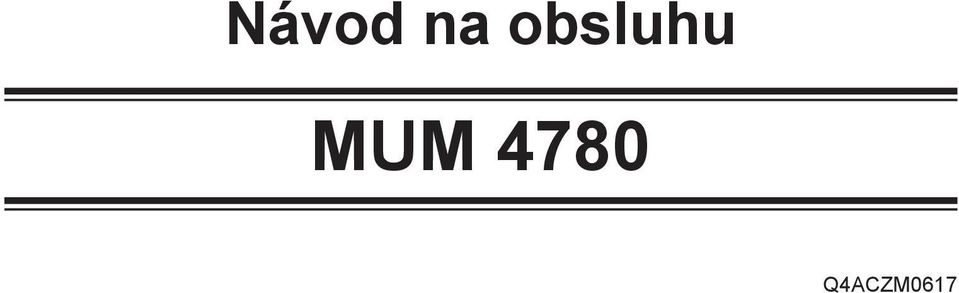 MUM 4780