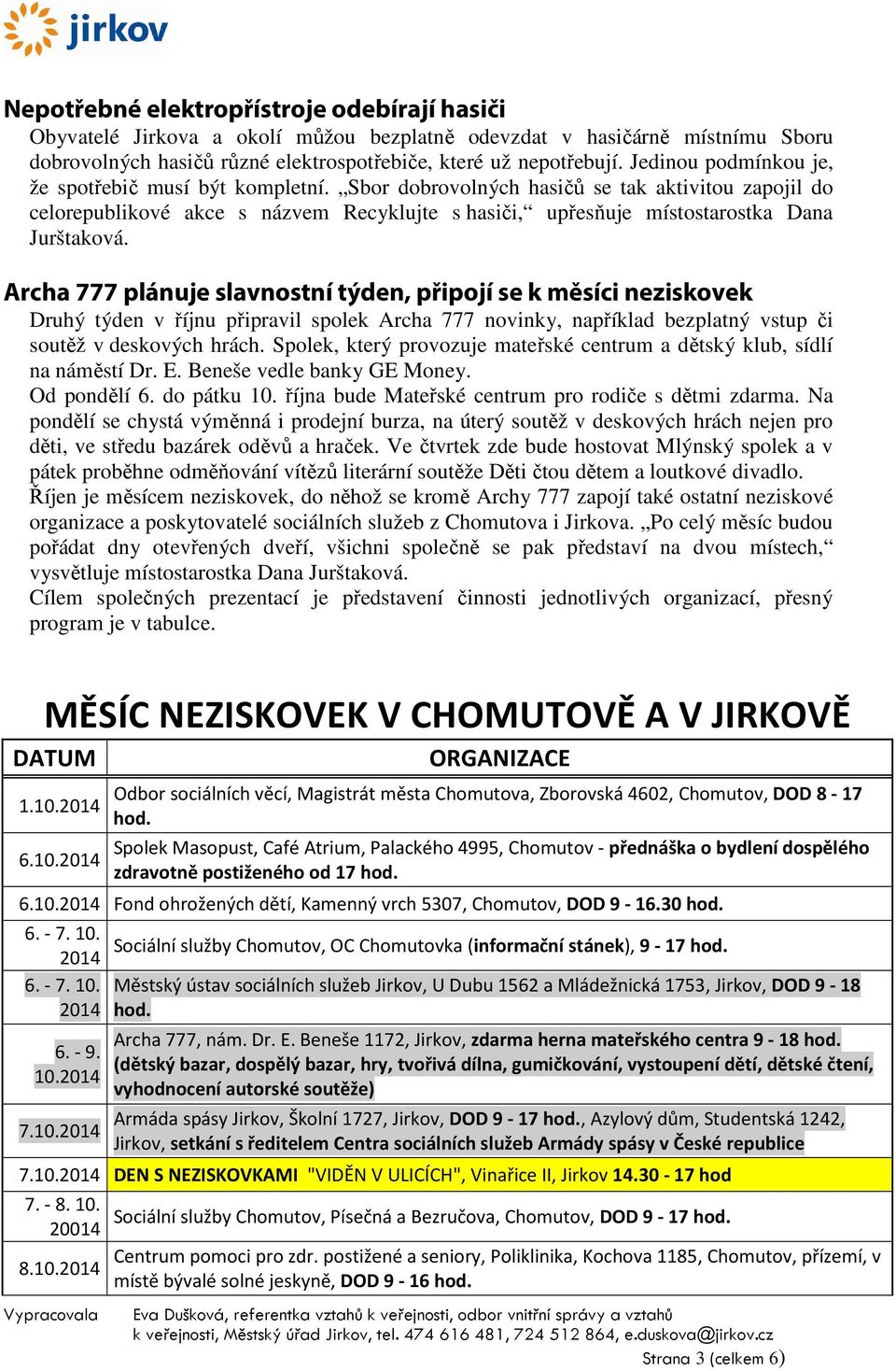 Archa 777 plánuje slavnostní týden, připojí se k měsíci neziskovek Druhý týden v říjnu připravil spolek Archa 777 novinky, například bezplatný vstup či soutěž v deskových hrách.
