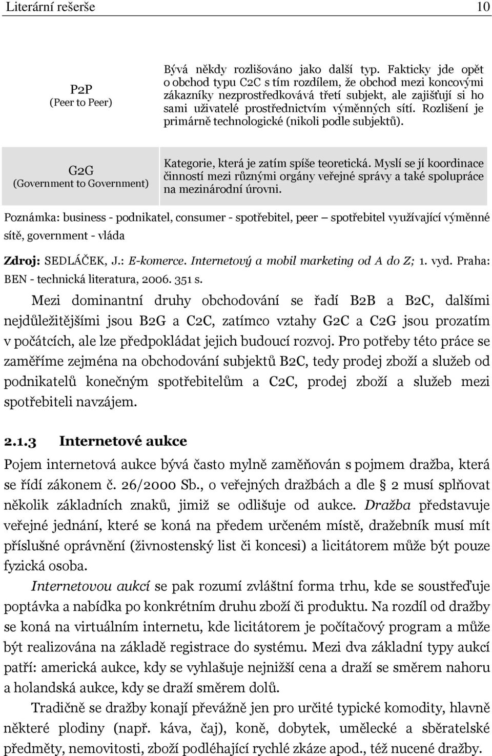 Rozlišení je primárně technologické (nikoli podle subjektů). G2G (Government to Government) Kategorie, která je zatím spíše teoretická.