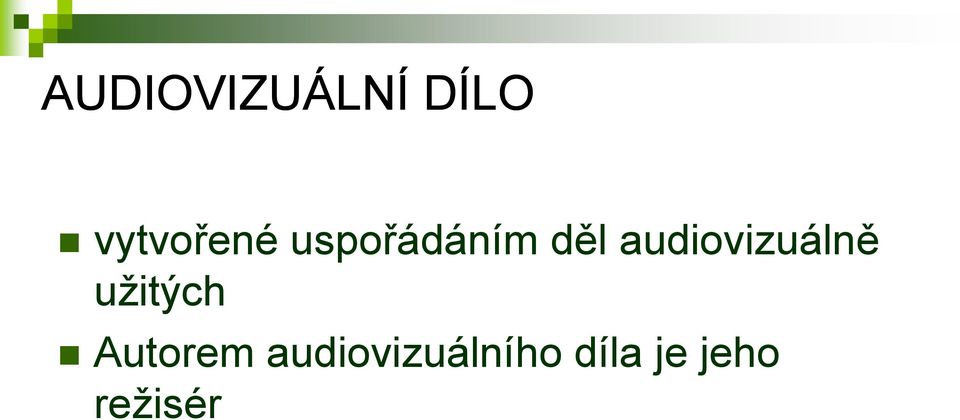 audiovizuálně uţitých