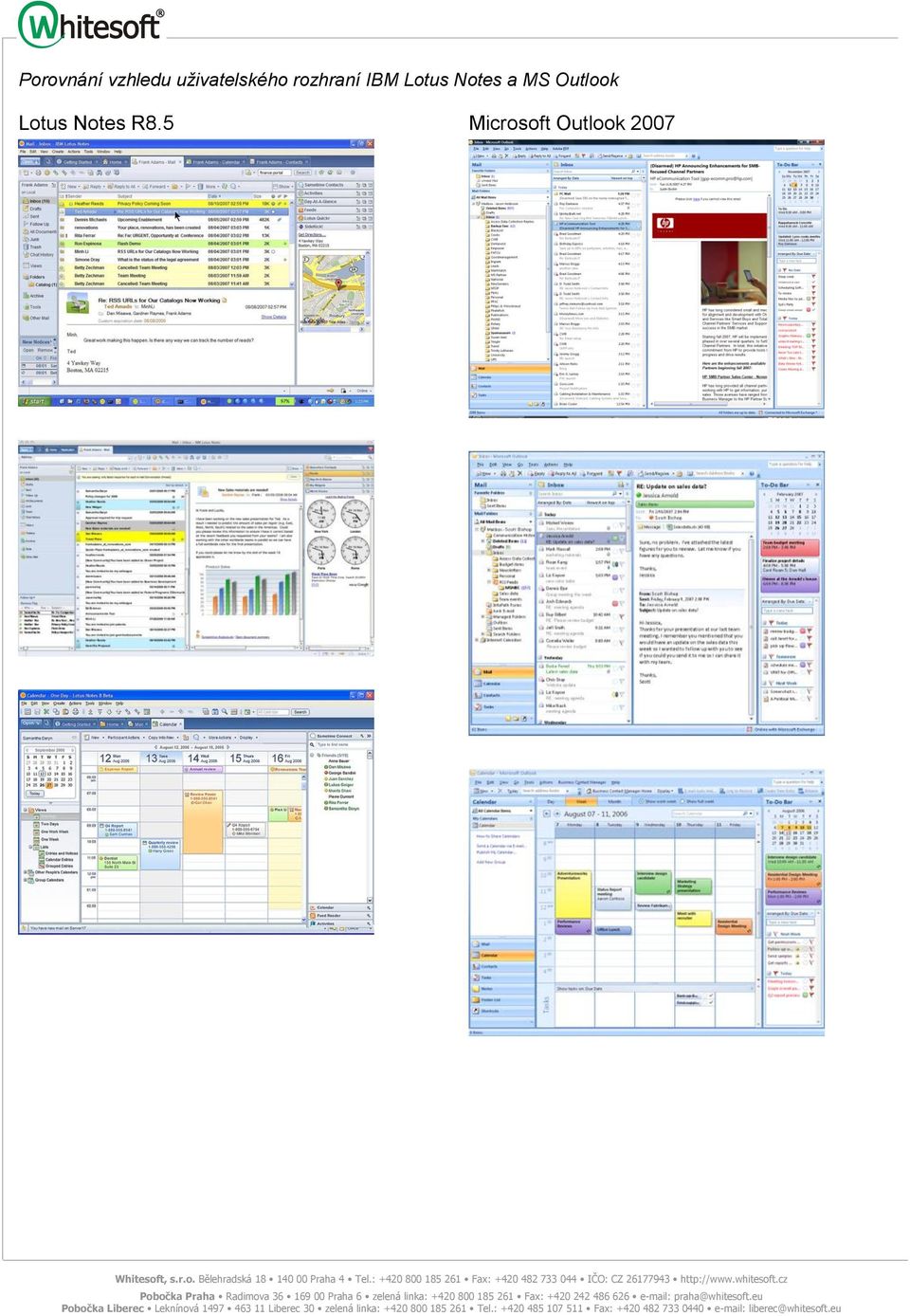 Lotus Notes a MS Outlook