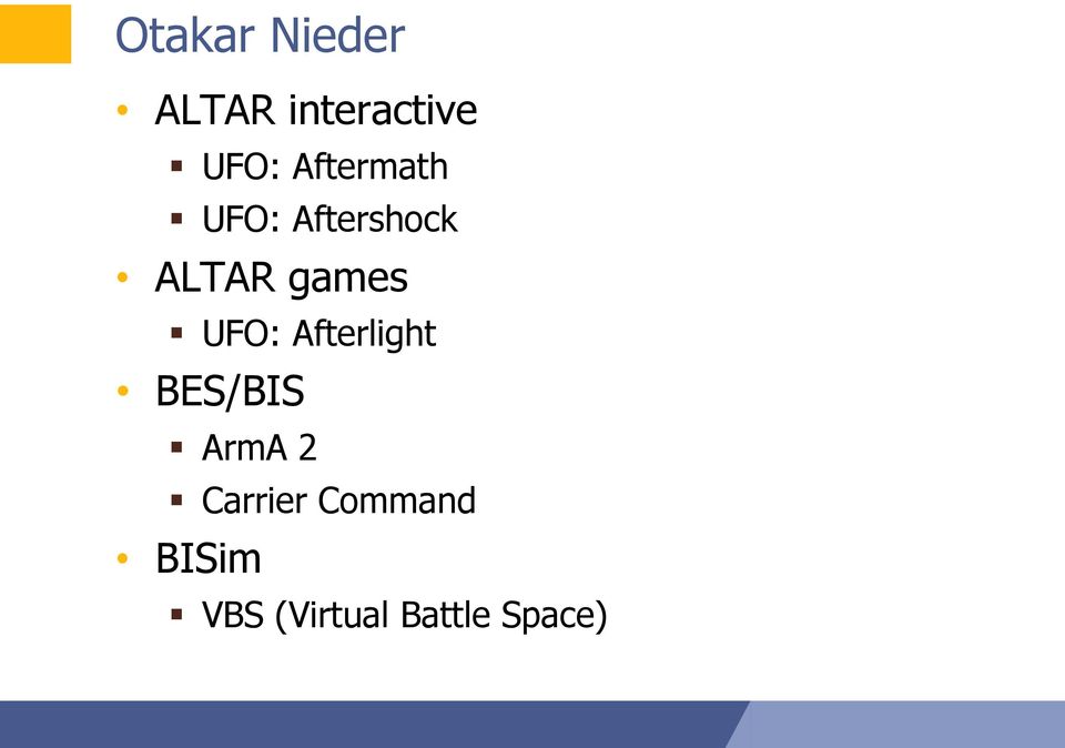 UFO: Afterlight BES/BIS ArmA 2 Carrier