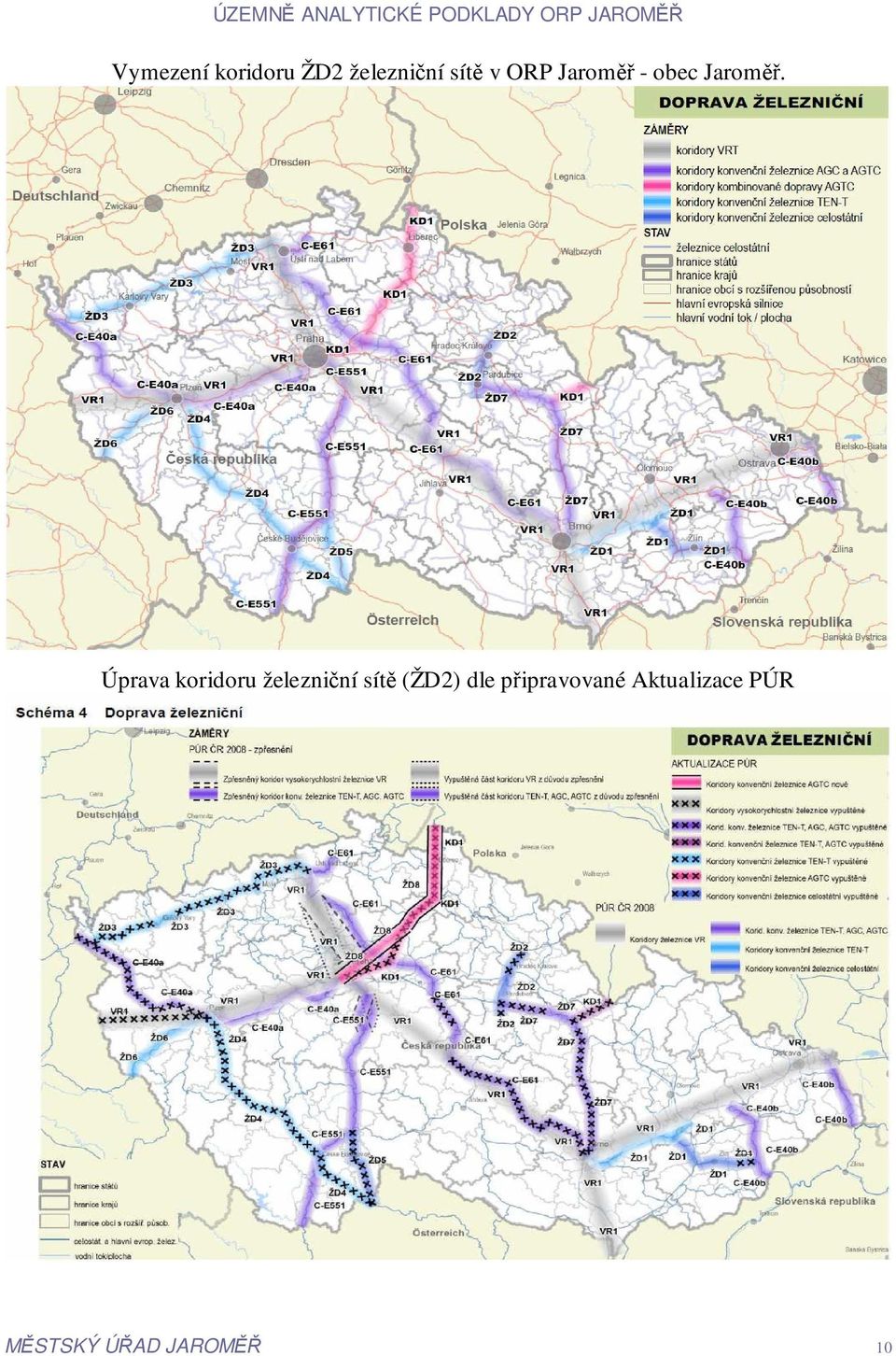 Úprava koridoru železniční sítě (ŽD2)