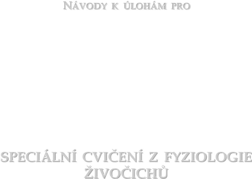 SPECIÁLNÍ