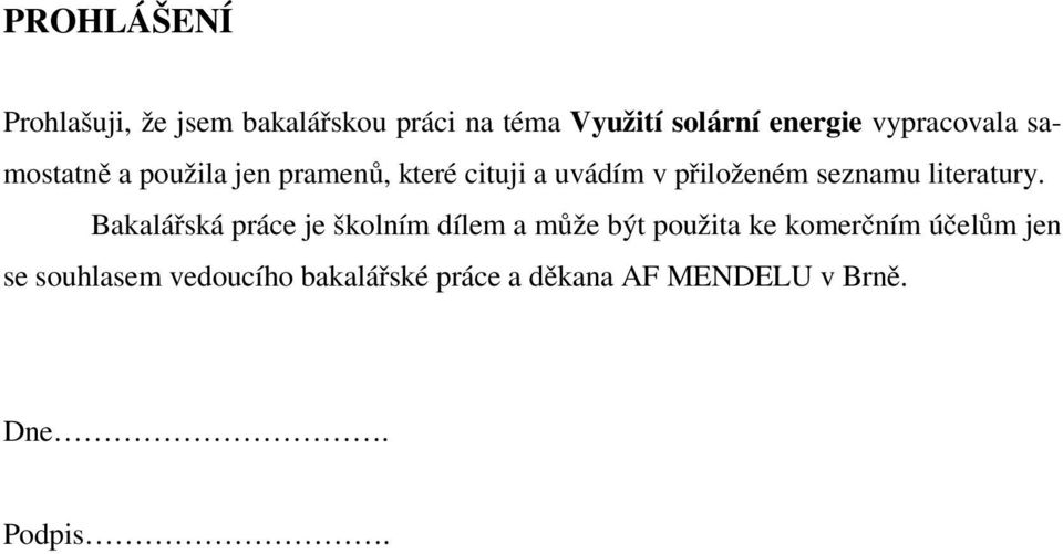 seznamu literatury.