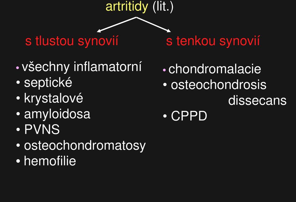 inflamatorní septické krystalové amyloidosa