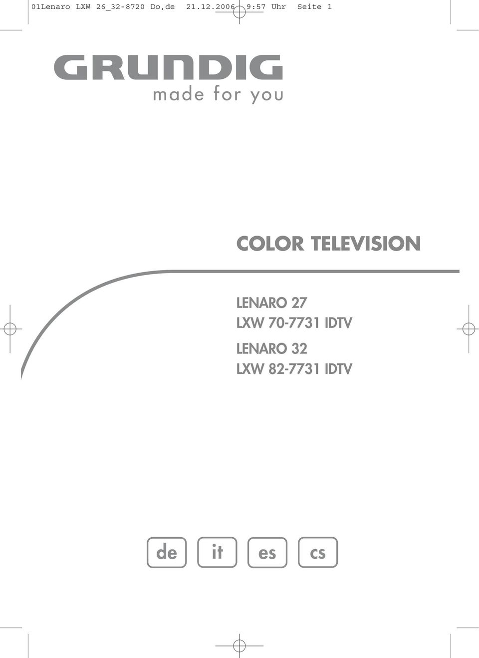 TELEVISION LENARO 27 LXW 70-7731