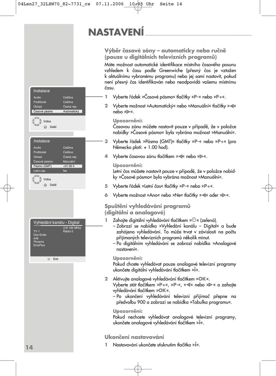Automatick Ce tina Ce tina âeská rep.