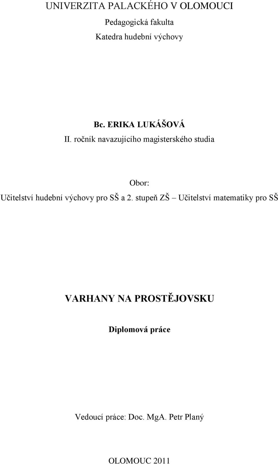 UNIVERZITA PALACKÉHO V OLOMOUCI - PDF Stažení zdarma