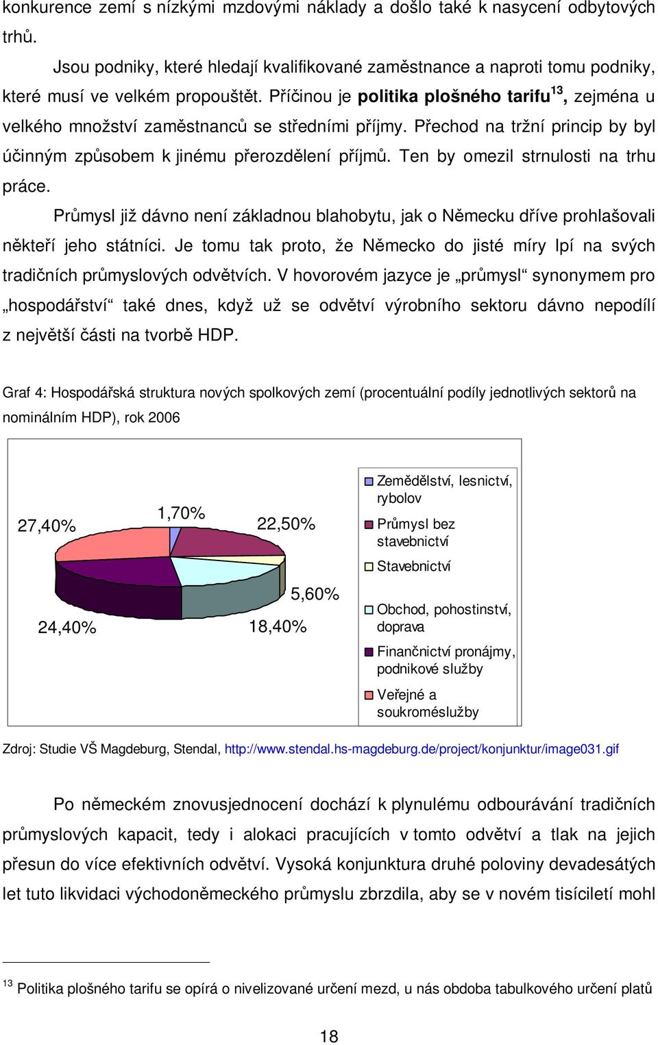 Ten by omezil strnulosti na trhu práce. Prmysl již dávno není základnou blahobytu, jak o Nmecku díve prohlašovali nkteí jeho státníci.