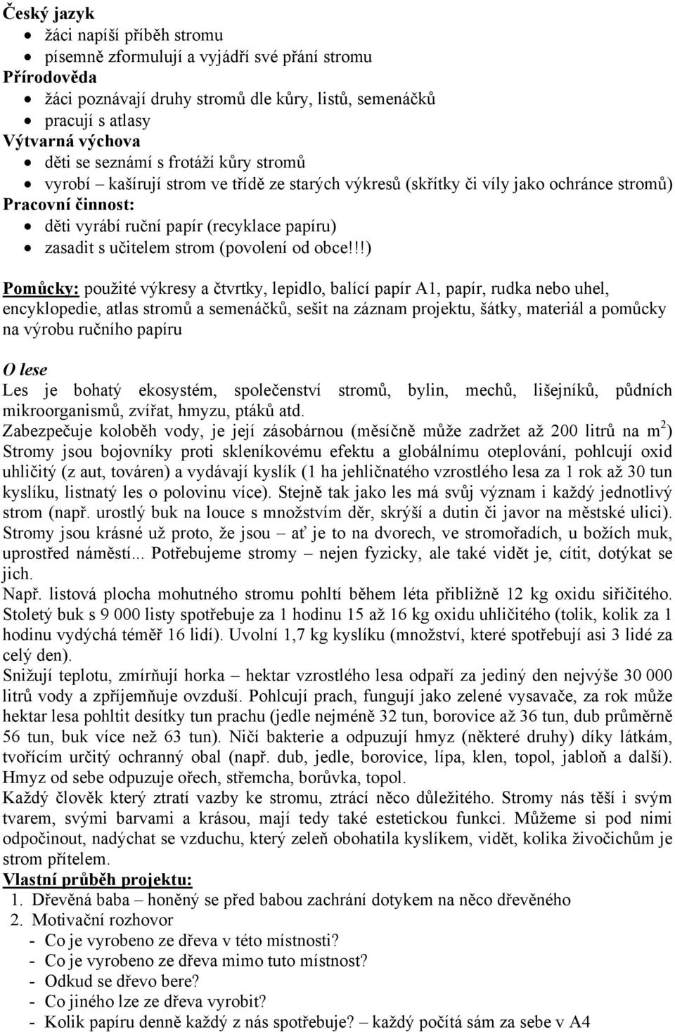 strom (povolení od obce!