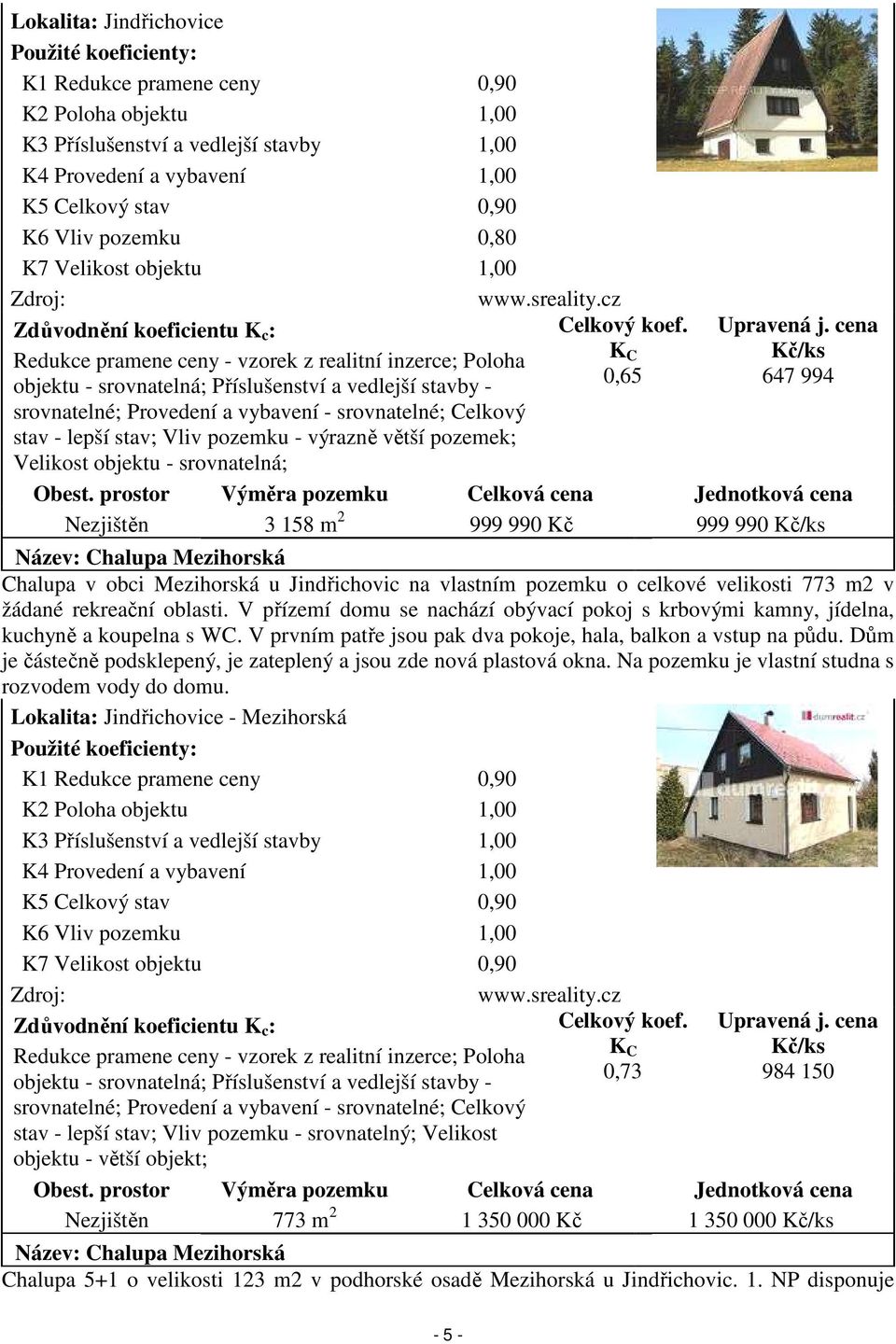 V přízemí domu se nachází obývací pokoj s krbovými kamny, jídelna, kuchyně a koupelna s WC. V prvním patře jsou pak dva pokoje, hala, balkon a vstup na půdu.