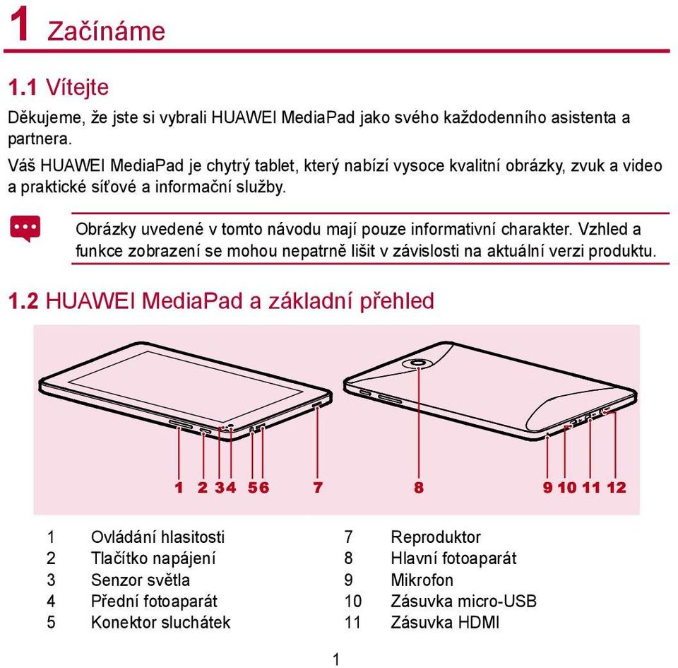 Obrázky uvedené v tomto návodu mají pouze informativní charakter. Vzhled a funkce zobrazení se mohou nepatrně lišit v závislosti na aktuální verzi produktu.