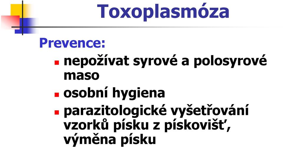 hygiena parazitologické