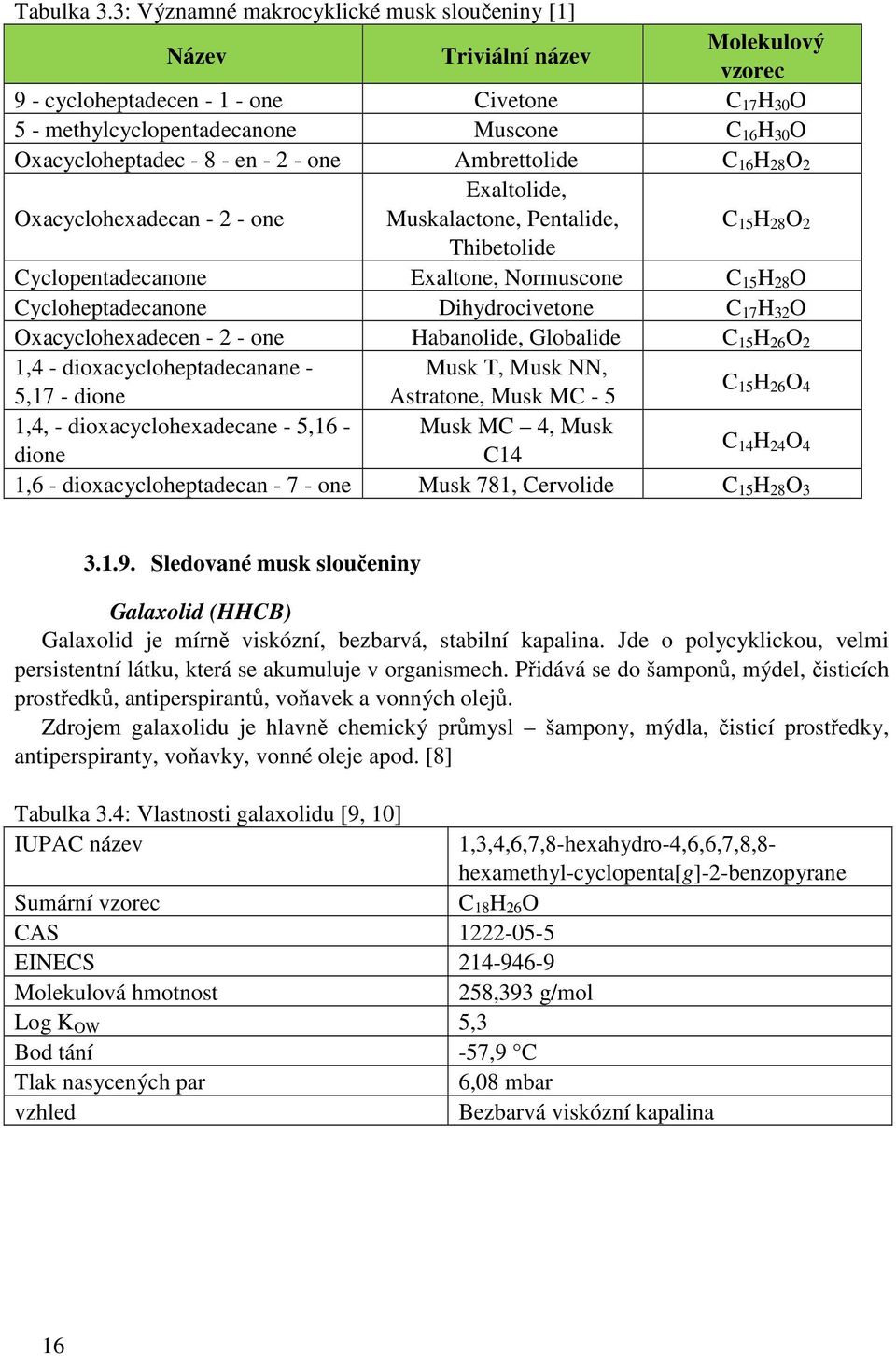 Oxacycloheptadec - 8 - en - 2 - one Ambrettolide C 16 H 28 O 2 Oxacyclohexadecan - 2 - one Exaltolide, Muskalactone, Pentalide, C 15 H 28 O 2 Thibetolide Cyclopentadecanone Exaltone, Normuscone C 15