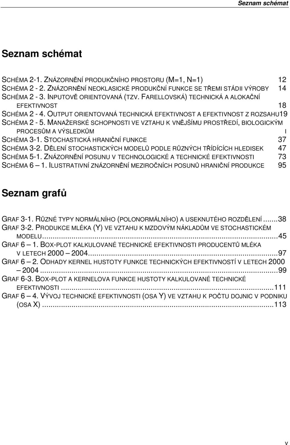 MANAŽERSKÉ SCHOPNOSTI VE VZTAHU K VNĚJŠÍMU PROSTŘEDÍ, BIOLOGICKÝM PROCESŮM A VÝSLEDKŮM SCHÉMA 3-1. STOCHASTICKÁ HRANIČNÍ FUNKCE 37 SCHÉMA 3-2.