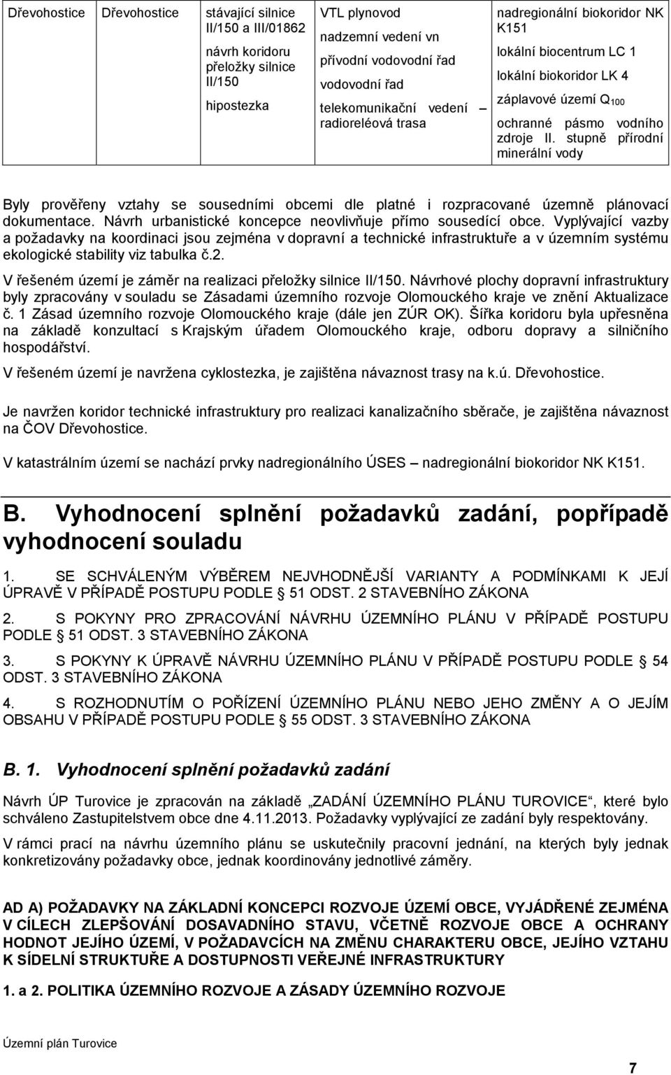 stupně přírodní minerální vody Byly prověřeny vztahy se sousedními obcemi dle platné i rozpracované územně plánovací dokumentace. Návrh urbanistické koncepce neovlivňuje přímo sousedící obce.