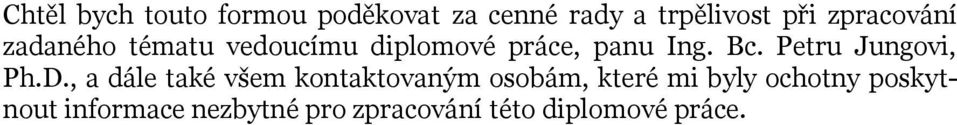 Petru Jungovi, Ph.D.