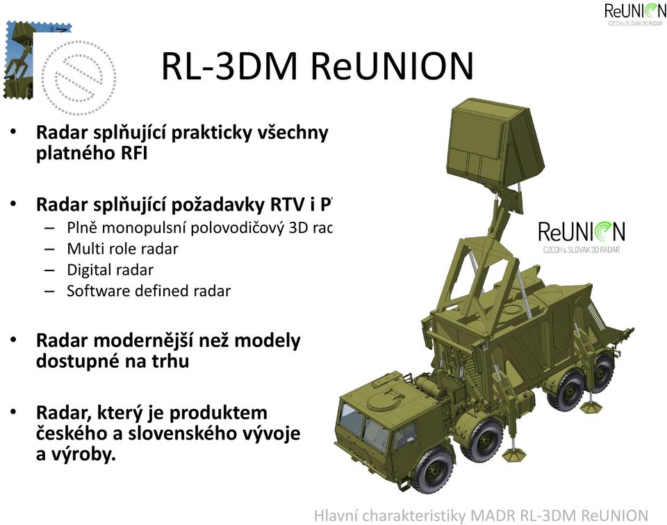 polovodičový 3D radar Multi role radar Digital radar Software defined radar Radar