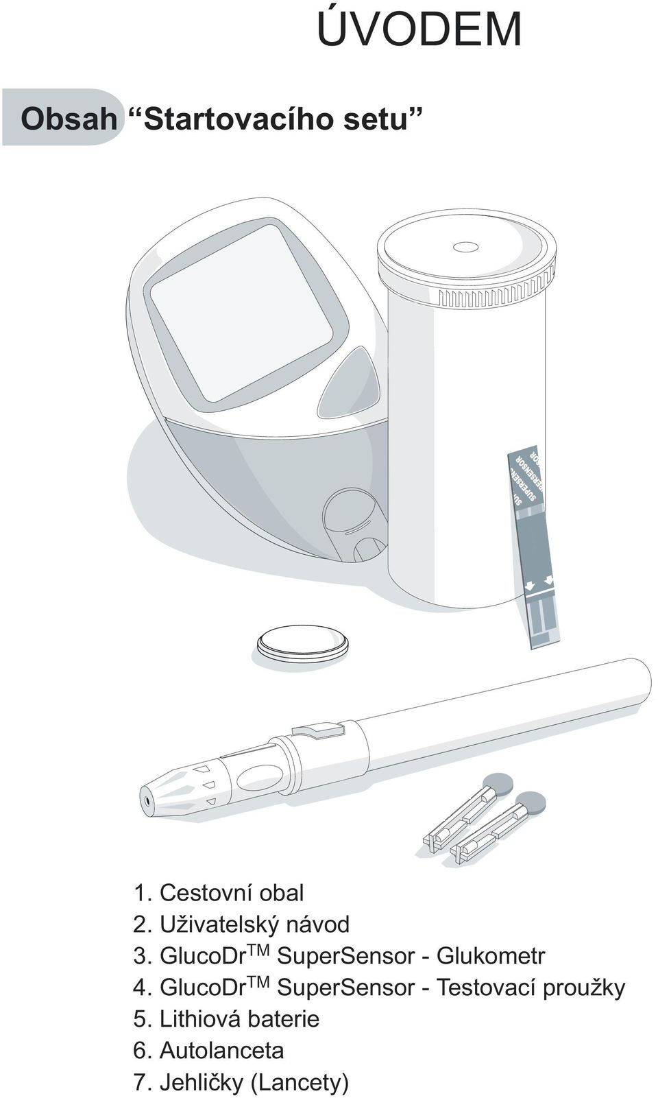 GlucoDr TM SuperSensor - Glukometr 4.