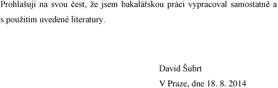 samostatně a s použitím uvedené
