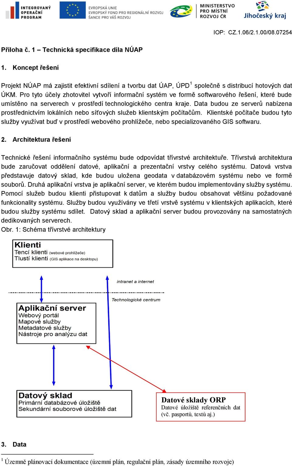 Data budou ze serverů nabízena prostřednictvím lokálních nebo síťových služeb klientským počítačům.