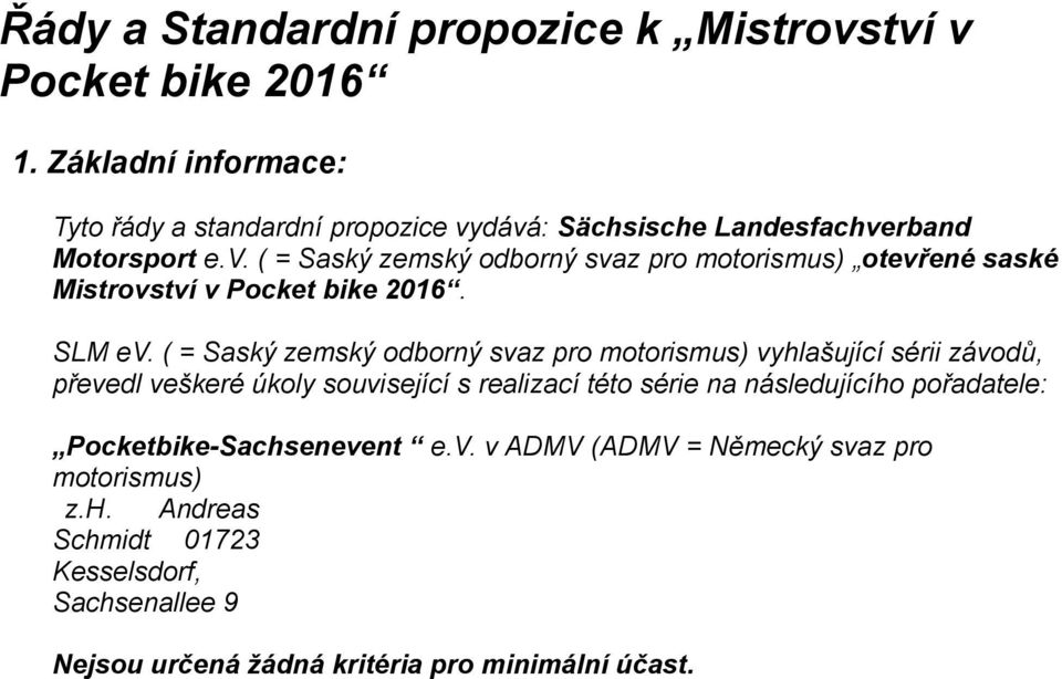 SLM ev.