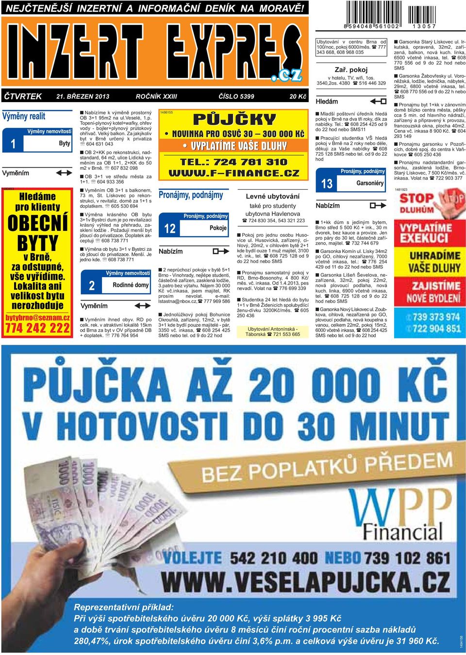 Za jakýkoliv byt v Brně určený k privatiza 604 631 043 OB 2+KK po rekonstrukci, nadstandard, 64 m2, ulice Lidická vyměním za OB 1+1, 2+KK do 50 m2 v Brně. 607 832 098 OB 3+1 ve středu města za 1+1.