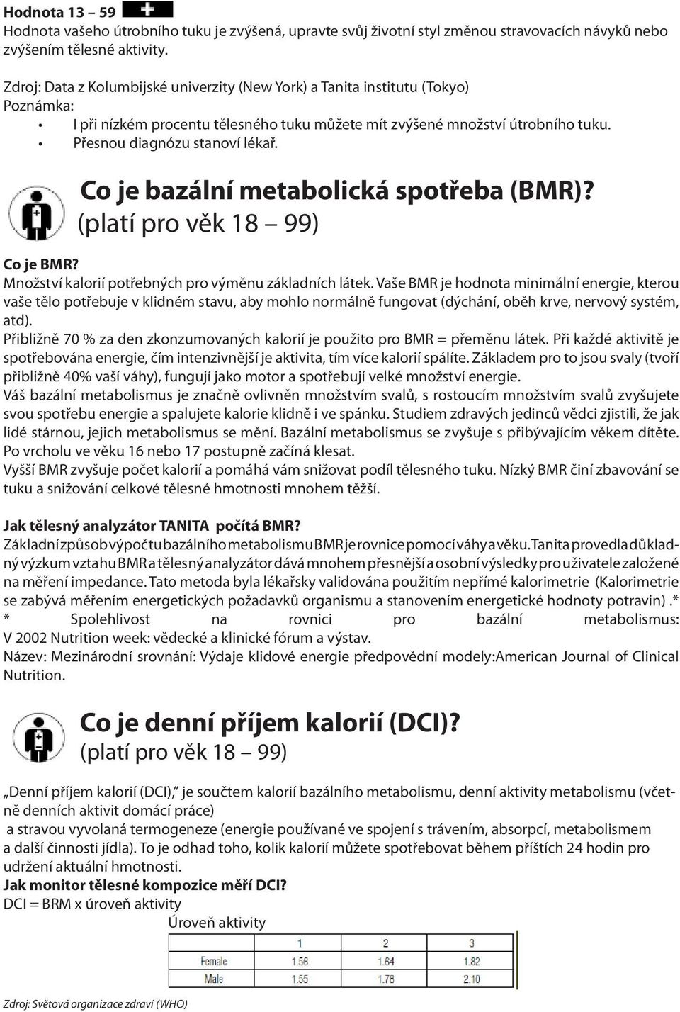 Co je bazální metabolická spotřeba (BMR)? Co je BMR? Množství kalorií potřebných pro výměnu základních látek.