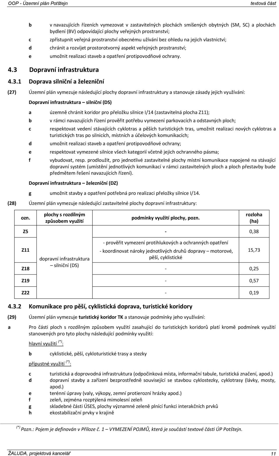 ochrany. 4.3 