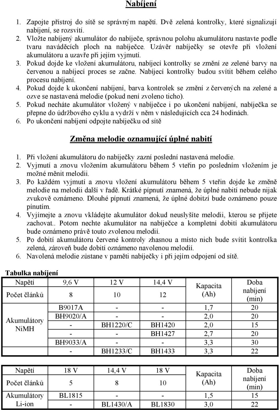 3. Pokud dojde ke vložení akumulátoru, nabíjecí kontrolky se změní ze zelené barvy na červenou a nabíjecí proces se začne. Nabíjecí kontrolky budou svítit během celého procesu nabíjení. 4.