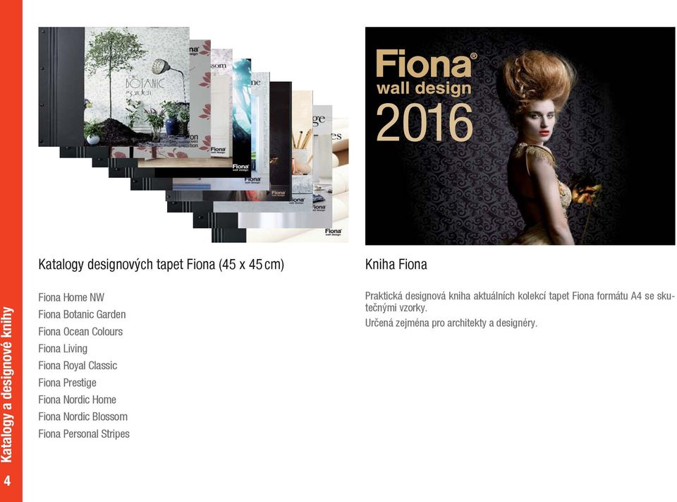 Fiona Nordic Home Fiona Nordic Blossom Fiona Personal Stripes Praktická designová kniha