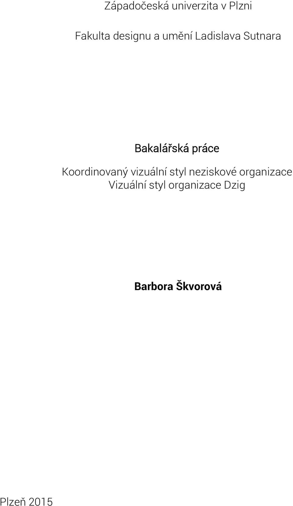 Koordinovaný vizuální styl neziskové organizace
