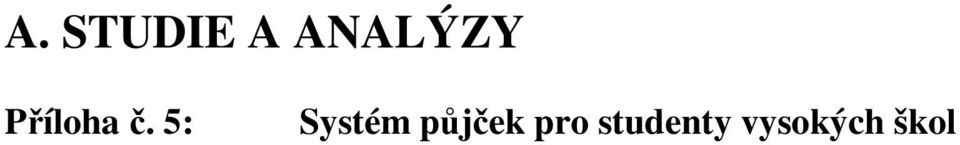 5: Systém půjček