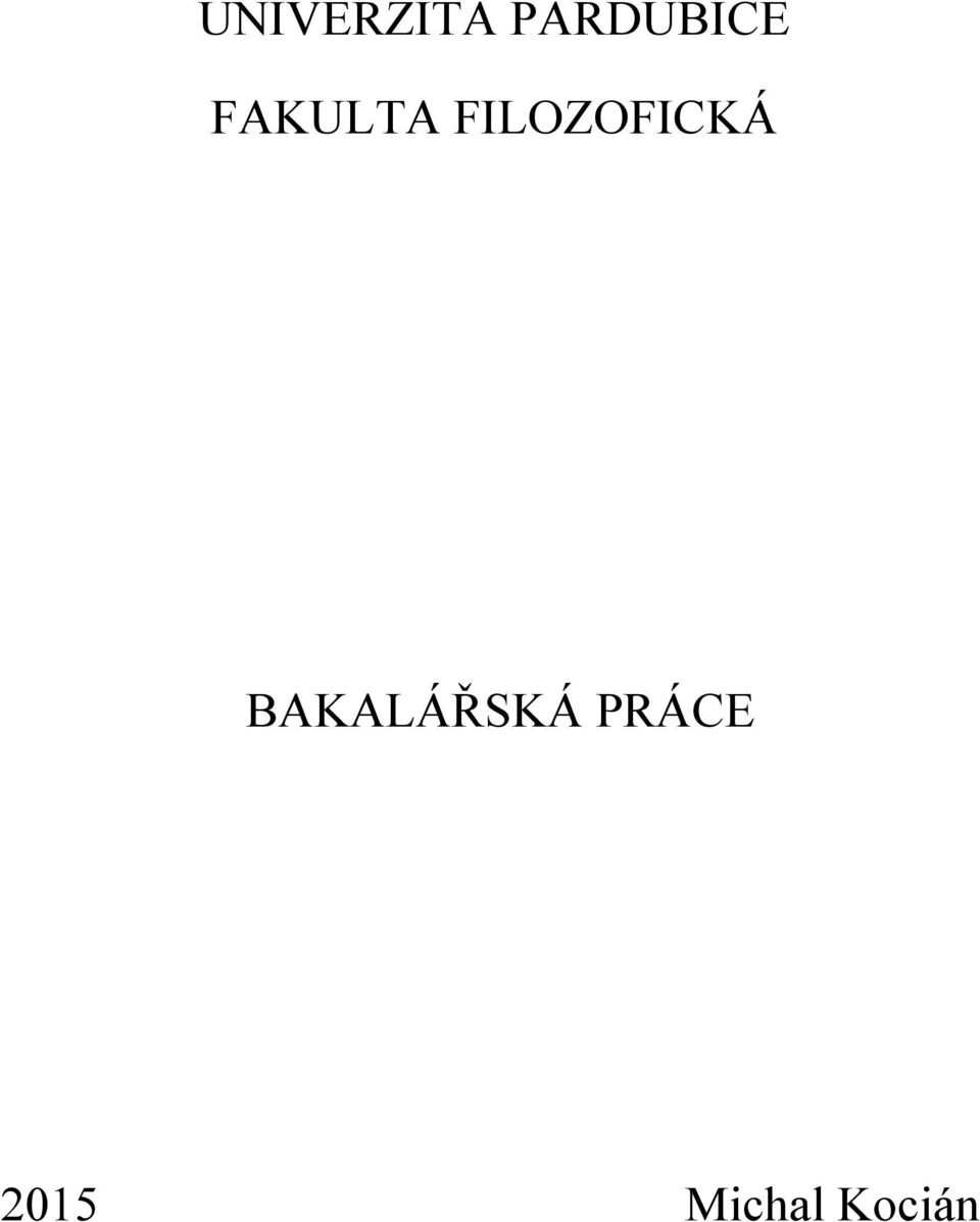 FILOZOFICKÁ