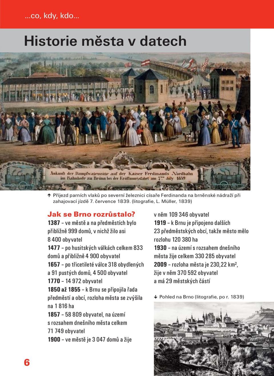 1387 ve městě a na předměstích bylo přibližně 999 domů, v nichž žilo asi 8 400 obyvatel 1477 po husitských válkách celkem 833 domů a přibližně 4 900 obyvatel 1657 po třicetileté válce 318 obydlených