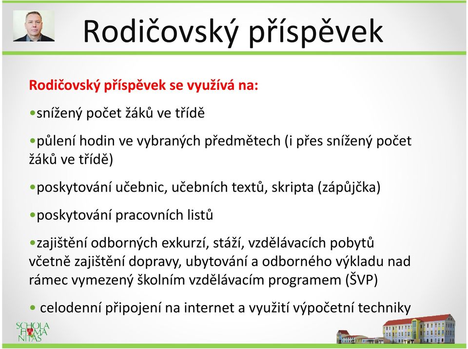 pracovních listů zajištění odborných exkurzí, stáží, vzdělávacích pobytů včetně zajištění dopravy, ubytování a