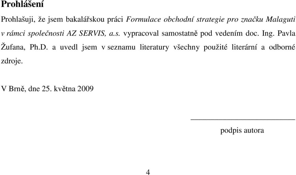 Ing. Pavla Žufana, Ph.D.